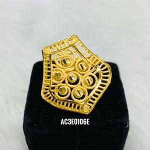 Pendientes de Flores Africanos de Moda para Novia, Chapados en Oro de 24K de 1 Gramo, con Borlas Largas de Filigrana Real, Pendientes Llamativos para Mujer - Product Image 3