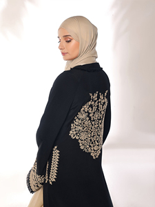 Abaya เสื้อผ้ามุสลิมแขนยาวแบบลำลองระบายอากาศได้ดีแห้งเร็ว - Product Image 3