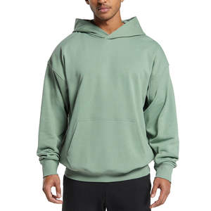 Sweat-shirts pour hommes de haute qualité, lavage à l'acide, logo personnalisé, couleur respirante, 100% coton pour hommes - Product Image 1