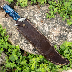 Couteau Bowie de haute qualité avec manche en résine et étui en cuir, équipement de chasse et de survie, vente en gros avec étui en cuir, couteau d'extérieur - Product Image 2