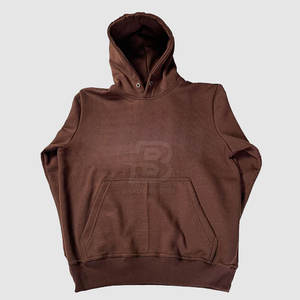 เสื้อฮู้ดแขนยาวสำหรับผู้ชายพิมพ์ลายพัฟโลโก้แบบกำหนดเอง - Product Image 1