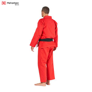 OEM Fabricante de peso ligero 100% algodón Karate Uniforme Nuevo Judo Trajes Estilo Precio al por mayor Artes marciales Desgaste - Product Image 5