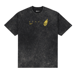 T-shirts pour hommes en coton 100% noir ébène, coupe ample, lavés, style vintage, streetwear décontracté, doux, respirant, pour un usage quotidien urbain - Product Image 2