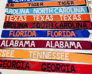 CRYSTAL CRAFT LSU Tigers Sangle de sac à main perlée Couleur personnalisée Perles de rocaille Style indien Taille personnalisée Accepter le logo personnalisé Modèle 2027 - Product Image 6