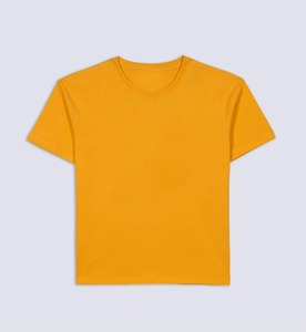 T-shirts pour hommes en toile de coton 100% lourde, style vintage, coupe classique, couleur unie, décontractés, respirants, séchage rapide, vente en gros personnalisée - Product Image 1