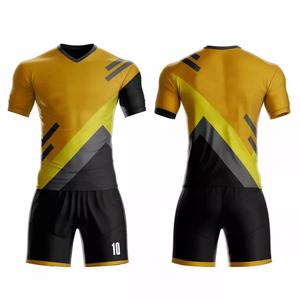 Uniforme de fútbol personalizado directo de fábrica GAF, uniforme de fútbol de malla de poliéster con impresión por sublimación personalizada - Product Image 1