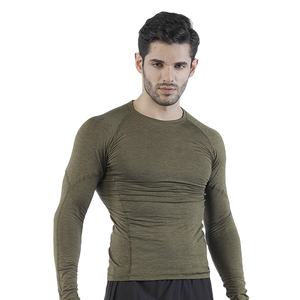 เสื้อคอมเพรสชั่นผู้ชายพิมพ์ลายตามสั่ง แขนยาว คุณภาพสูง ผลิตจากโพลีเอสเตอร์/คอตตอน ระบายอากาศได้ดี แห้งเร็ว สไตล์ลำลอง - Product Image 1