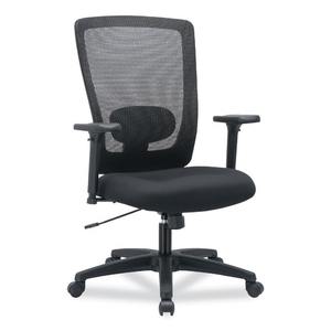 Alera ALENV41M14 Silla giratoria ergonómica con respaldo alto y malla de la serie Envy, 250 libras. Silla de Oficina Multifuncional de Gran Capacidad - Negra - Product Image 1