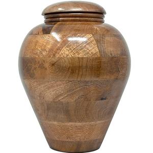 Urna de cremación de madera natural de estilo americano para cenizas de adultos Precio al por mayor Urna de nicho de columbario - Product Image 6