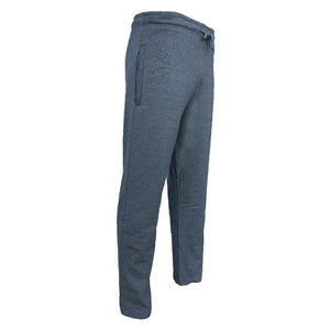 Pantalon de survêtement de sport décontracté à taille haute pour homme, en coton molletonné coupe ajustée avec poches zippées pour l'entraînement et l'usage quotidien - Product Image 4