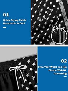 Nouveaux shorts de sport 2 en 1 pour la course à pied, entraînement, séchage rapide, poche latérale zippée, gym, fitness, basketball, polyester, shorts de course pour hommes - Product Image 4