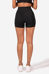 Pantalones cortos transpirables de algodón Spandex para mujer de alta calidad, ropa deportiva informal para Yoga, colores personalizados disponibles - Product Image 2