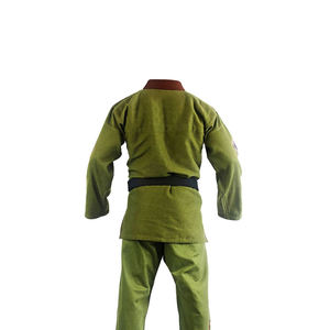 Jitsu BJJ judo GI ชุดยูนิฟอร์มผ้าโพลีเอสเตอร์/ ผ้าคอตตอนยืดหยุ่นระบายอากาศได้ดีสินค้ามาใหม่ออกแบบโลโก้ได้ตามที่ต้องการ - Product Image 6