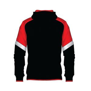 เสื้อฮู้ดแขนยาวพิมพ์ลายซับลิเมชันพร้อมโลโก้ตามสั่งสำหรับสไตล์สตรีทแวร์ - Product Image 3