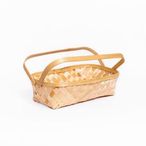 Natural Bamboo Wooden Picnic <b>Basket</b> <b>Hamper</b> Handmade Camping White <b>Baskets</b> <b>for</b> 2 Person Made in Vietnam - Product Image 6