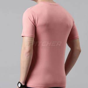 T-shirt pour homme en polyester/coton respirant, léger, à séchage rapide, écologique, pour la salle de sport, l'entraînement, la course à pied et les sports - Product Image 2