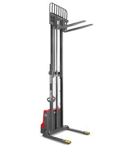 Chariot élévateur électrique à chenilles de 2640 lb, hauteur de levage de 138 po, pieds et fourches réglables - Product Image 4