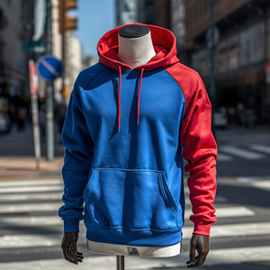 Hooded Relaxed Fit Men Hoodie Casual Sweatshirt with OEM ODM Customization - Product Image 4