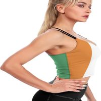 2025 Más Vendido Originals Pullover Sports Bralette para Niñas, de Línea Larga, Spandex/Nylon, Soporte Moderado, Tallas Grandes, Transpirable Frontalmente