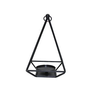 Décoration de maison couleur marron décoratif en forme de diamant chauffe-plat porte-bougie votive pot personnalisé - Product Image 5