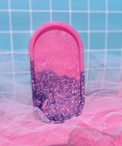 Resin Decorative <b>Tray</b> in Multiple Colors Cosmetic Organizer Home Decor Oval Resin <b>Tray</b> Vanity <b>Tray</b> High Quality - Product Image 2