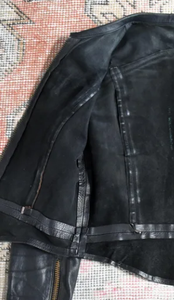 Bon marché, vestes en cuir pour femmes, mode, nouveauté, vestes en cuir de mouton personnalisées - Product Image 5