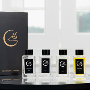 Difusor de Vidrio de Lujo Scentmoon de 100 ml, Aceite de Larga Duración con Fragancia Fresca, en Caja de Regalo, con Líquido de Forma Perfecta - Product Image 2