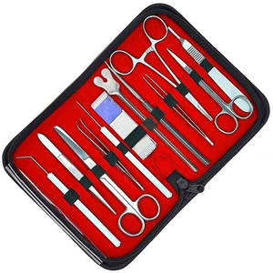 Kit de chirurgie mineure manuelle de haute qualité, 13 pièces, instruments chirurgicaux en acier inoxydable, certifié CE, ISO13485 classe I, réutilisable - Product Image 4