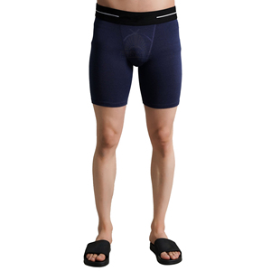 กางเกงขาสั้นรัดกล้ามเนื้อไฮสตรีทของผู้ชายแห้งเร็วกางเกงออกกำลังกายวิ่งออกกำลังกายชั้นฐานระบายอากาศได้สำหรับฝึกซ้อมย้อมสีเรียบ - Product Image 2