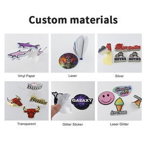 Tem nhãn dán hoạt hình trẻ em in tùy chỉnh, bền, thân thiện với môi trường, cắt theo khuôn, chống thấm nước, chất liệu vinyl tự dính, có logo - Product Image 6