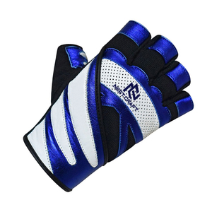 Lightweight Leather Half <b>Finger</b> Weightlifting Gloves with Custom Logo Printing Fully Customizable at Reasonable Prices - Product Image 3