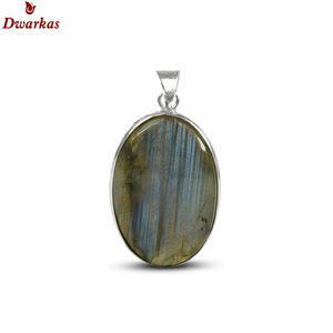 Pendentif en Labradorite Naturelle en Argent Sterling 925 Offre Spéciale Nouveau Design Fine Bijoux Personnalisés pour les Occasions de Cadeaux - Product Image 1