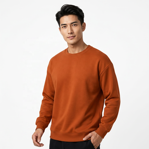 Sudadera con Capucha Unisex Extra Grande, Bordada, de Color Sólido, Tejida, Informal para Invierno, de Manga Larga - Product Image 3