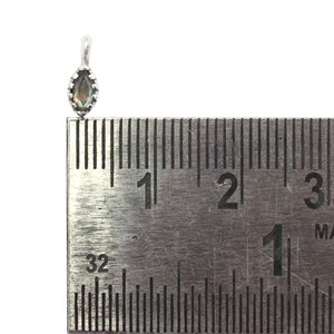 Labradorita Marquesa Forma 10 MM Colgante Rodio y chapado en oro Estilo lindo para regalo Plata de ley Chapado en plata - Product Image 4