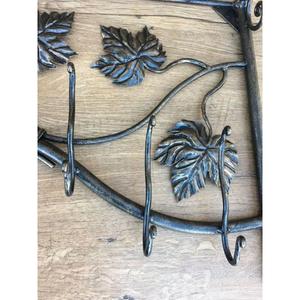 Decorative Cast Iron Keyholder Hooks Featuring Vintage Scrollwork & Perfect for Farmhouse Wall-mounted Storage - Product Image 5
