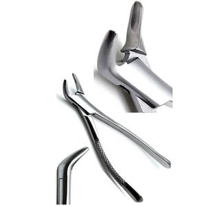 Forceps molaire inférieure racine dents extraction dentaire Instruments dentaires équipement dentaire médical pince d'extraction en acier inoxydable - Product Image 1