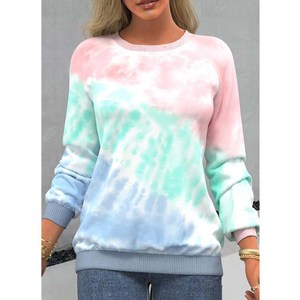 2025 High Quality Winter Women's New Style Solid <b>Top</b> Neck <b>Raglan</b> Long Sleeves Casual Loose Waterproof Anti-shrink 100% Cotton - Product Image 5