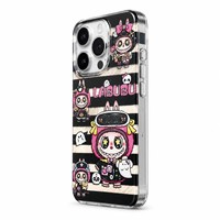 Coques de téléphone portable en TPU+PC antichoc et anti-traces de doigts avec anneau magnétique, design dessin animé IMD, couleur personnalisée, vente en gros