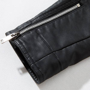 Vestes en cuir de vache véritable entièrement personnalisées pour hommes Veste en cuir à bas prix fabriquée au Pakistan - Product Image 5