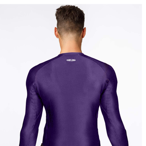 Diseño personalizado manga larga hombres jiu jitsu kimono no GI Rashguard sublimado impreso BJJ Rash Guard - Product Image 3