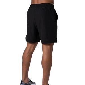 Pantalones cortos de lino 100% transpirables ligeros lisos personalizados para hombres - Product Image 2