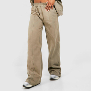 Survêtement décontracté pour femmes de haute qualité, respirant, grande taille, pour femmes, en polaire unie, avec logo brodé, survêtements avec OEM - Product Image 5