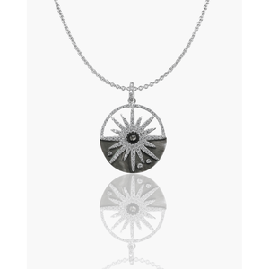 Collier tendance en titane avec pendentif étoile géométrique et perle – Style vintage, cadeau idéal pour fiançailles ou soirée - Product Image 5