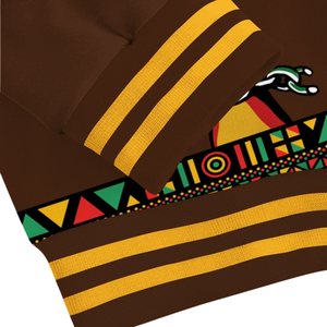 Iota Phi Theta 1963 Brown Gold Letterman Jacket Varsity Greek Life Fraternity Apparel Heritage Collegiate Style Outerwear - Product Image 6