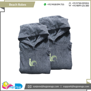 Vente en gros de robes de plage 100% coton douces et confortables avec un design de logo brodé attrayant logo personnalisé disponible pour adultes - Product Image 6