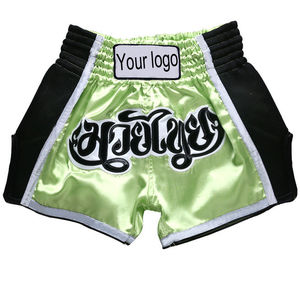 Pantalones Cortos de Muay Thai de Primera Calidad, Ropa de Gimnasio con Logotipo Personalizado, Kimono de Jiu Jitsu, Equipo de Boxeo Personalizado, Pantalones Cortos de Entrenamiento de Gimnasio - Product Image 4