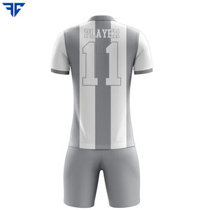 ชุดเครื่องแบบฟุตบอลแห้งเร็วพร้อมโลโก้ออกแบบได้ตามต้องการ - Product Image 4