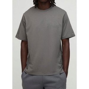 เสื้อยืดคอกลมสำหรับผู้ชายผ้าฝ้ายหนา GSM 220พรีเมี่ยมทรงโอเวอร์ไซซ์ธรรมดาเสื้อคอกลมพิมพ์ลายปรับแต่งได้ - Product Image 4