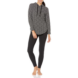 เสื้อฮู้ดผู้หญิงแฟชั่นฤดูหนาว OEM ผ้าฝ้ายผสมเนื้อนุ่ม ทรงพอดีตัวสำหรับออกกำลังกาย กันลม ระบายอากาศได้ดี รับผลิตตามแบบ - Product Image 4