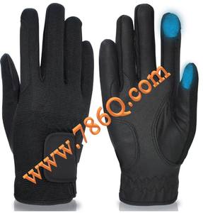 Equestrian Rainproof Touch Screen <b>Men</b> Women Durable Flexible Padded Synthetic Sports RIDING <b>GLOVES</b> Horseback Hand Protection - Product Image 1